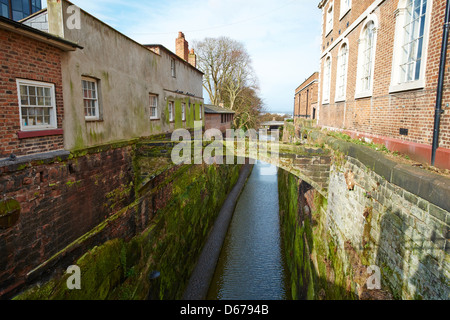 Pont des Soupirs sur le canal coupant Northgate Street Chester Cheshire UK Banque D'Images