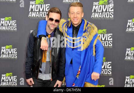 Sexion d'arrivées à pour MTV Movie Awards - Arrivals, Studios Sony, Culver City, CA, le 14 avril 2013. Photo par : Dee Cercone/Everett Collection Banque D'Images