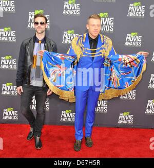 Sexion d'arrivées à pour MTV Movie Awards - Arrivals, Studios Sony, Culver City, CA, le 14 avril 2013. Photo par : Dee Cercone/Everett Collection Banque D'Images