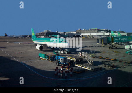 Aer Lingus Dublin Airport Banque D'Images
