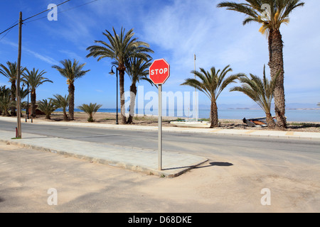Stop, le sud de l'Espagne Banque D'Images