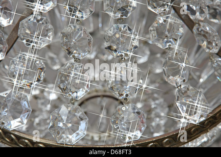 Scintillant et précieux en verre de Murano Banque D'Images