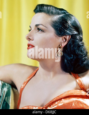 JANE RUSSELL (1921-2011) Actrice américaine à propos de 1944 Banque D'Images