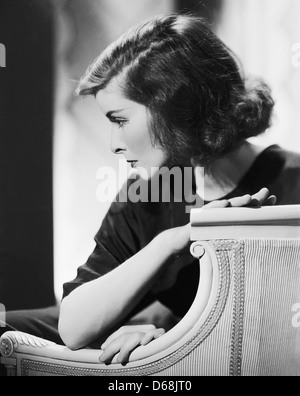 KATHARINE HEPBURN (1907-2003) Actrice américaine vers 1934 Banque D'Images