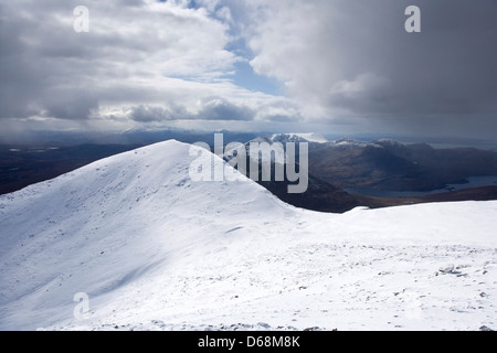 À l'ensemble de cul Beag de cul Mor Highlands écossais. Banque D'Images