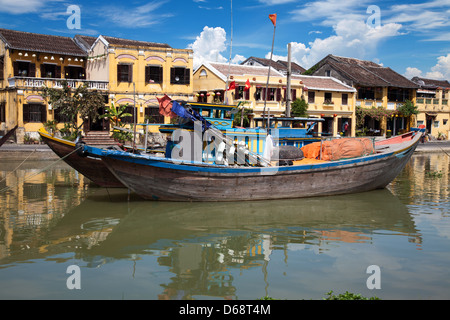 Ancienne ville de Hoi An au Vietnam Banque D'Images