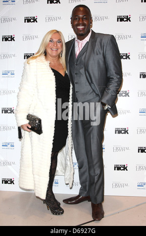 Vanessa Feltz et Ben Ofoedu une nuit avec Nick au profit de l'Association course tenue à Swarovski - Londres, Angleterre - des arrivées Banque D'Images