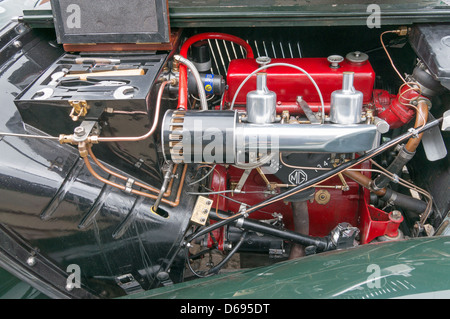 1938 MG TA 4 cylindres essence Beamish Museum North East England UK Banque D'Images