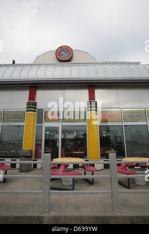 La Belle Province est un célèbre restaurant fast-food dans la province de Québec. Banque D'Images