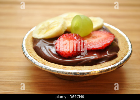 Mini Tarte aux fruits Dessert Pudding Banque D'Images