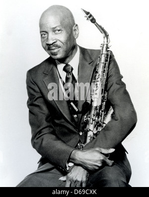 EDDIE VINSON (1917-1988) Jazz, Blues et R&B de 1980 saxophoniste Banque D'Images