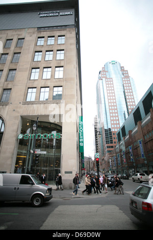 La Maison Simons est un détaillant de mode dans la province de Québec. Banque D'Images