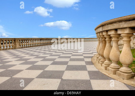 Terrazza Mascagni, Livourne, Toscane, Italie Banque D'Images