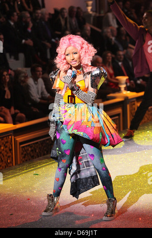 Nicki Minaj 2011 Victoria's Secret Fashion Show à l'armurerie de Lexington Avenue - Performance New York City, USA - 09.11.11 Banque D'Images