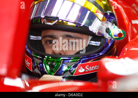 Felipe Massa, Brasilien, SOUTIEN-GORGE, de l'équipe Ferrari F1 Grand Prix de Formule 1 Brésil - Jour de pratique Sao Paulo, Brésil - 26.11.11 Banque D'Images