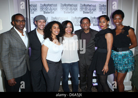 Zora Howard, Abraham Vasquez, Elizabeth Acevedo, Hill Harper, Tracee Ellis Ross, Vanessa Williams La Fraternité/soeur Sol's Banque D'Images