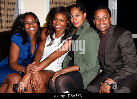 Robinne Lee, Gabrielle Union, Tracee Ellis Ross, Hill Harper La Fraternité/soeur Sol's Bro/Sis vient à Hollywood Fundraiser Banque D'Images