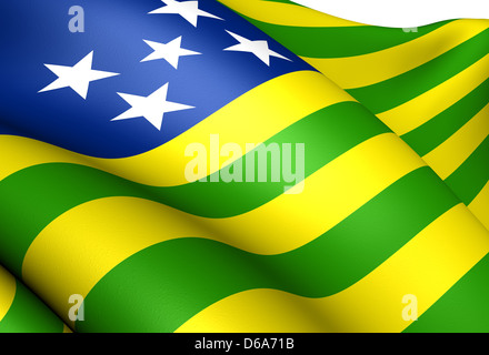 Drapeau de Goias Banque D'Images