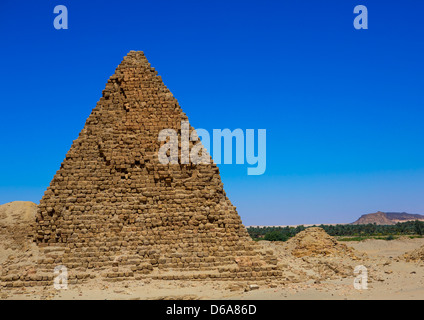 Pyramides royale de Napata, Nuri, Soudan Banque D'Images