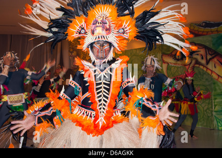 Le Brésil, l'Amazonie, Tarente. Boi Bumba show folklorique. Tarente accueille ce festival annuel de Bumba, plus grand festival en Amazonas. Banque D'Images