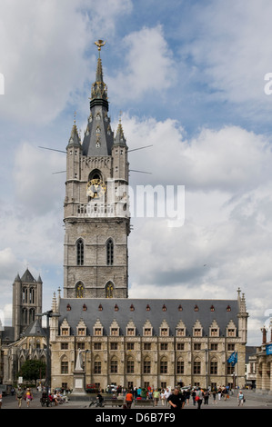 La cathédrale Saint-Bavon, Gand, Belgique Banque D'Images