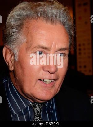 Martin Sheen 'La voie' premiere irlandais tenu au Savoy Theatre de Dublin, Irlande - 24.02.11 Banque D'Images