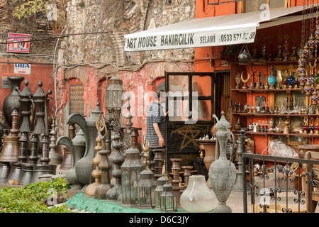 La Turquie, Istanbul, Grosser Bazar (TÜRK. Kapali Carsi), Ic Cebeci Han, Maison Bakircilik Art Banque D'Images