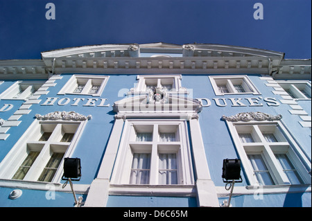 Façade géorgienne de Duke's Head Hotel, High Street, King's Lynn, Norfolk, Angleterre Banque D'Images