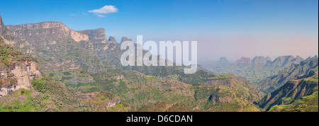 Parc national des montagnes du Simien, UNESCO World Heritage Site, région d'Amhara, en Éthiopie Banque D'Images