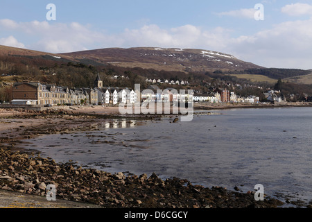 Fairlie, village sur le sentier côtier d'Ayrshire à côté du Firth of Clyde, North Ayrshire, Écosse, Royaume-Uni Banque D'Images