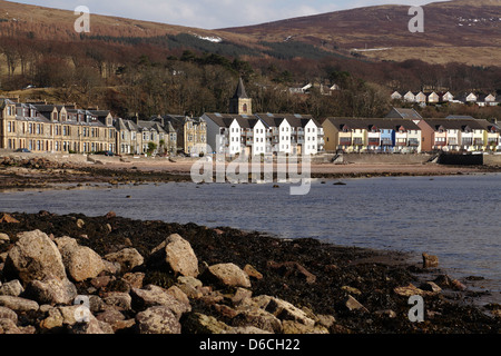 Fairlie, village sur le sentier côtier d'Ayrshire à côté du Firth of Clyde, North Ayrshire, Écosse, Royaume-Uni Banque D'Images