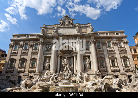 Fontaine de Trevi à Rome, Italie Banque D'Images