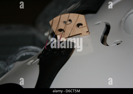 Closeup violon Banque D'Images