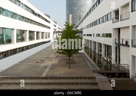 Bonn, Allemagne, la principale station de radio Deutsche Welle à Schuermann construction Banque D'Images