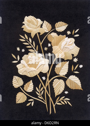 Roses de pailles Banque D'Images