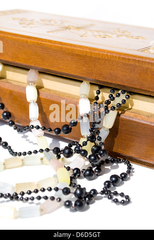 boîte à bijoux Banque D'Images