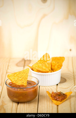 chips tortilla Banque D'Images