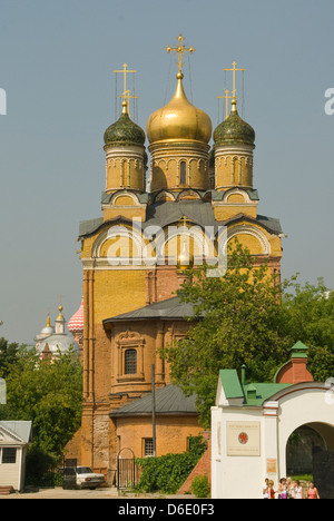Église de la Dormition, Kitai Gorod, Moscou, Russie Banque D'Images