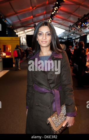 Megha Mittal, Président et directeur général de la marque de luxe allemande de mode Escada, assiste à des Escada Sport show lors de la Mercedes-Benz Fashion Week à Berlin, Allemagne, 18 janvier 2012. La présentation de l'automne/hiver 2012/2013 collections aura lieu du du 18 au 21 janvier 2012. Photo : Joerg Carstensen dpa/lbn Banque D'Images