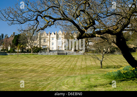 19e siècle l'abbaye de singleton partie de l'université de Swansea au Pays de Galles UK Banque D'Images