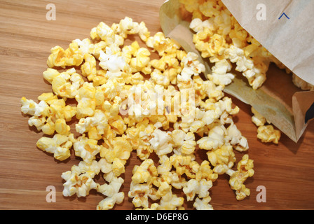 Sac de Popcorn Banque D'Images