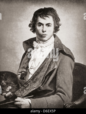 Jacques-Louis David, 1748 -1825. Artiste Français influents pendant la Révolution française. Banque D'Images