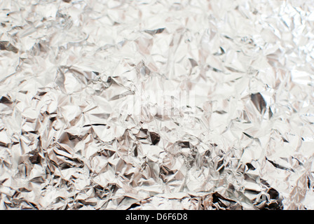 Abstract Rude silver foil rides texture background Banque D'Images