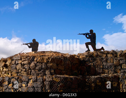 Mont Avital et Réserve naturelle du Mont Bental, plateau du Golan, Israël les meilleurs sentiers pédestres du plateau du Golan, Israël. Banque D'Images