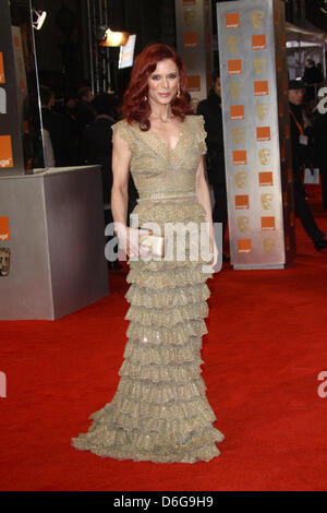 Emilia Fox actrice assiste aux British Academy Film Awards au Royal Opera House de Londres, Grande-Bretagne, le 12 février 2012. Photo : Hubert Boesl Banque D'Images