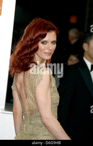 Emilia Fox actrice assiste aux British Academy Film Awards au Royal Opera House de Londres, Grande-Bretagne, le 12 février 2012. Photo : Hubert Boesl Banque D'Images