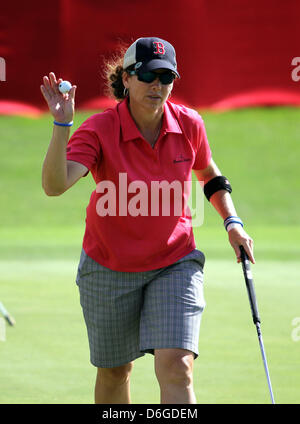 Le 17 avril 2013 - Kapolei, HI, USA - 17 Avril 2013 : Mora Dunn au cours de la première ronde de la Lotte 2013 Championship présenté par J Golf au Ko Olina Golf Club. Banque D'Images