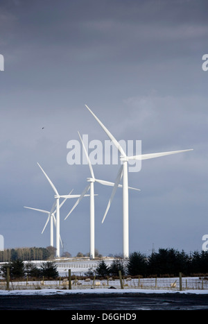 Little Raith Wind Farm, Fife en Écosse. Banque D'Images