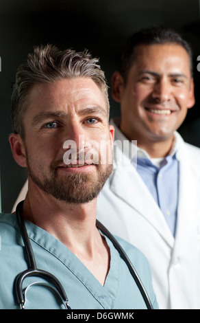Doctors smiling together Banque D'Images