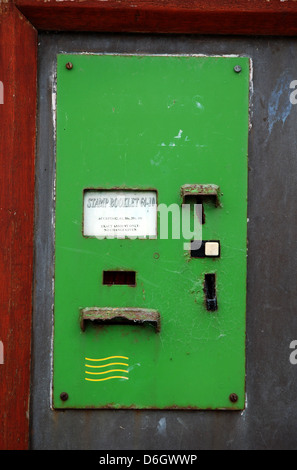 Vieille machine à Belturbet timbre poste, comté de Cavan, Irlande Banque D'Images